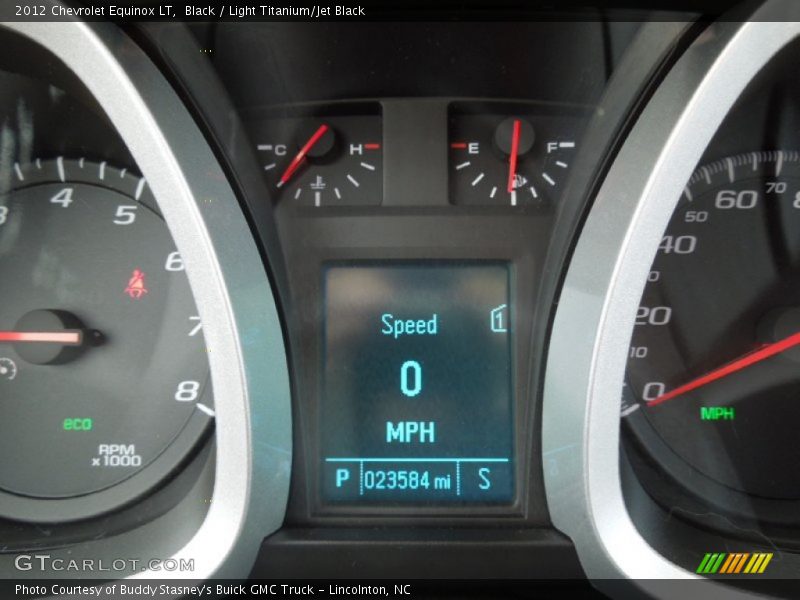 Black / Light Titanium/Jet Black 2012 Chevrolet Equinox LT