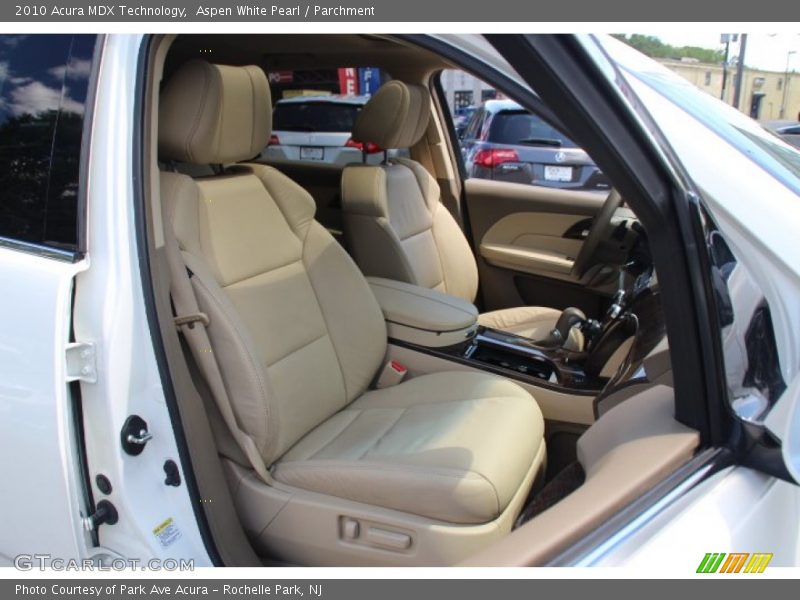 Aspen White Pearl / Parchment 2010 Acura MDX Technology