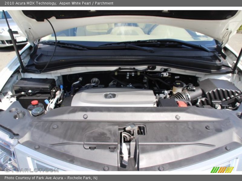 Aspen White Pearl / Parchment 2010 Acura MDX Technology
