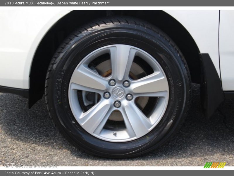 Aspen White Pearl / Parchment 2010 Acura MDX Technology