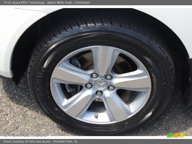 Aspen White Pearl / Parchment 2010 Acura MDX Technology