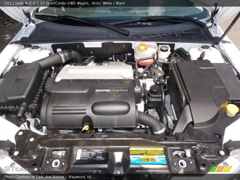  2011 9-3 X 2.0T SportCombi XWD Wagon Engine - 2.0 Liter Turbocharged DOHC 16-Valve 4 Cylinder