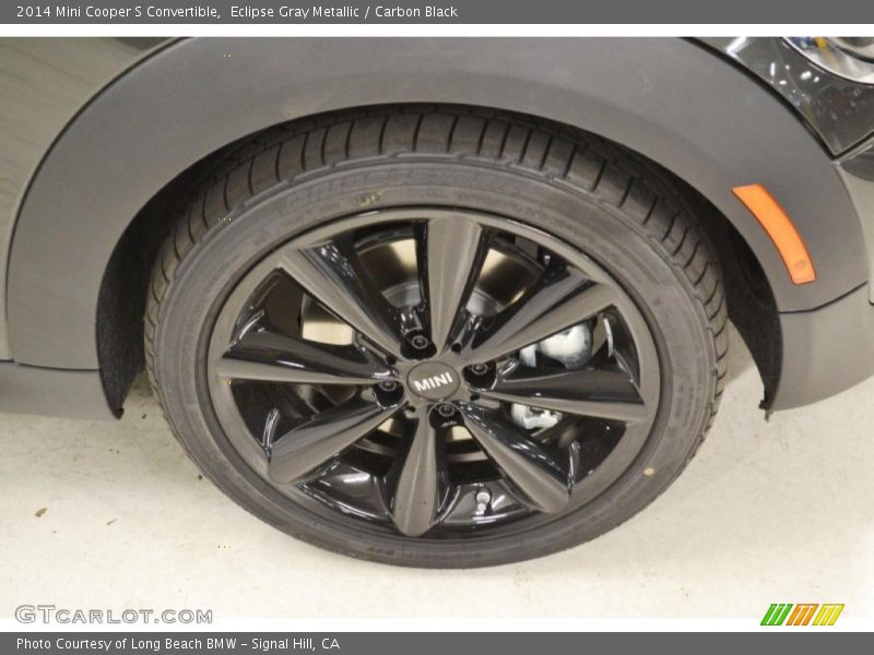 Eclipse Gray Metallic / Carbon Black 2014 Mini Cooper S Convertible
