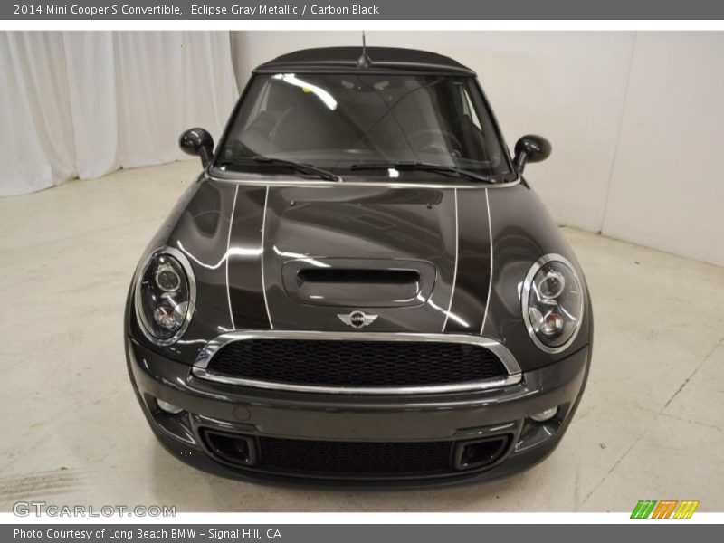 Eclipse Gray Metallic / Carbon Black 2014 Mini Cooper S Convertible