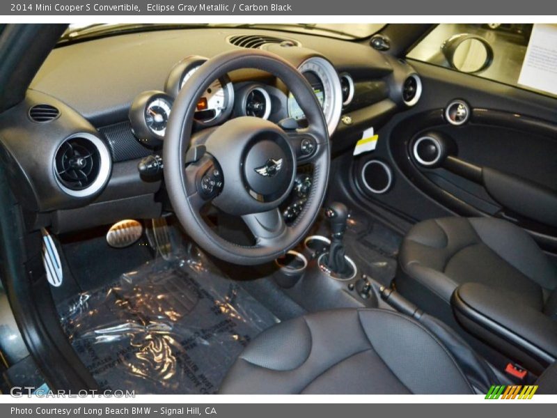Eclipse Gray Metallic / Carbon Black 2014 Mini Cooper S Convertible