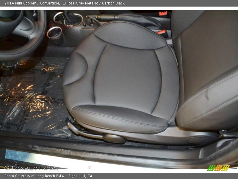 Eclipse Gray Metallic / Carbon Black 2014 Mini Cooper S Convertible