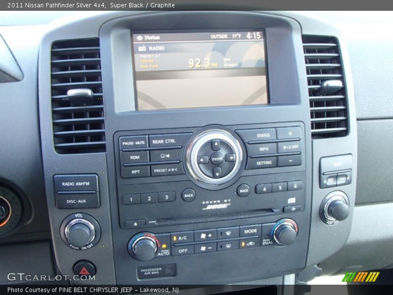 Super Black / Graphite 2011 Nissan Pathfinder Silver 4x4