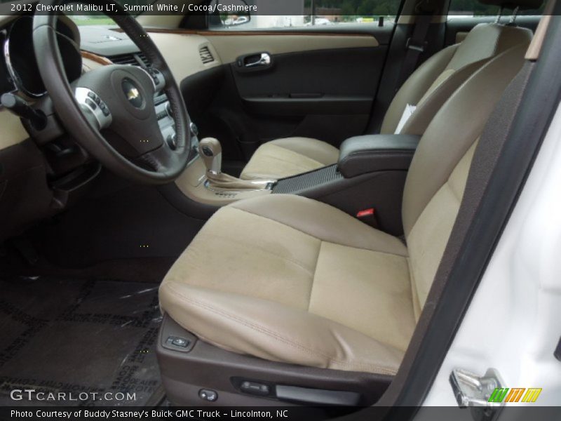 Summit White / Cocoa/Cashmere 2012 Chevrolet Malibu LT
