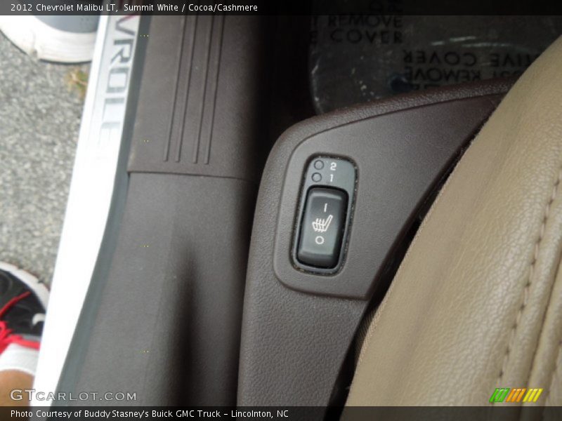 Summit White / Cocoa/Cashmere 2012 Chevrolet Malibu LT