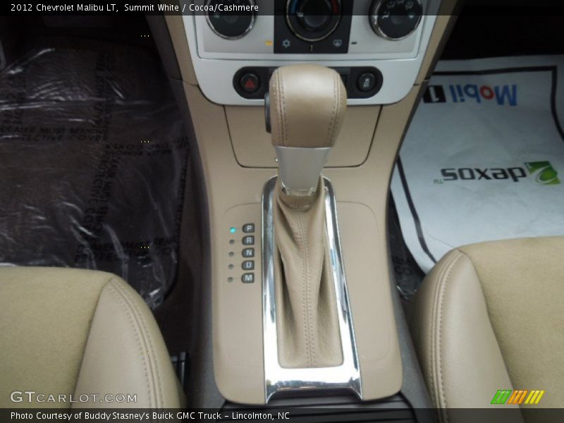Summit White / Cocoa/Cashmere 2012 Chevrolet Malibu LT