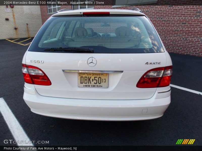 Alabaster White / Stone 2004 Mercedes-Benz E 500 4Matic Wagon