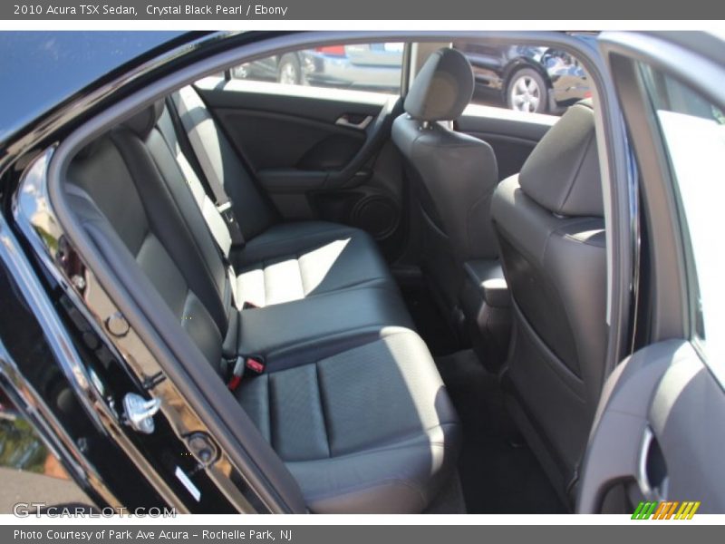 Crystal Black Pearl / Ebony 2010 Acura TSX Sedan