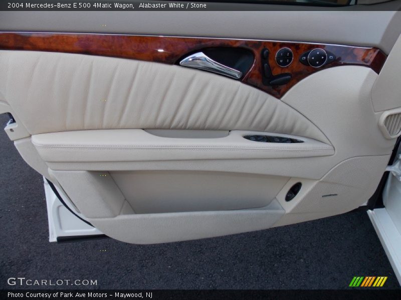 Alabaster White / Stone 2004 Mercedes-Benz E 500 4Matic Wagon