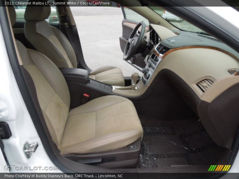 Summit White / Cocoa/Cashmere 2012 Chevrolet Malibu LT