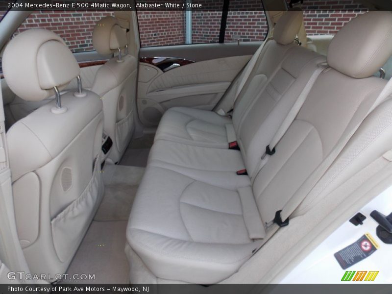 Alabaster White / Stone 2004 Mercedes-Benz E 500 4Matic Wagon