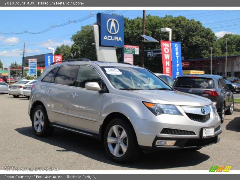 Palladium Metallic / Ebony 2010 Acura MDX