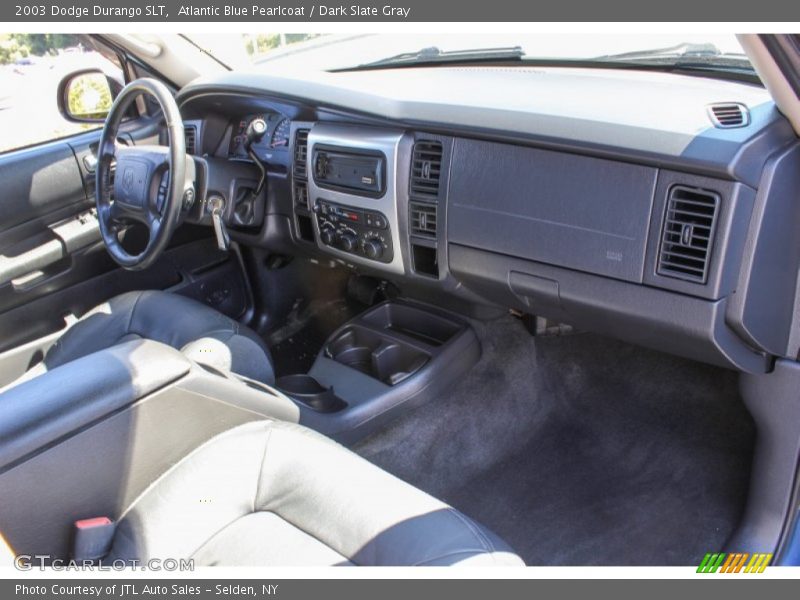Atlantic Blue Pearlcoat / Dark Slate Gray 2003 Dodge Durango SLT
