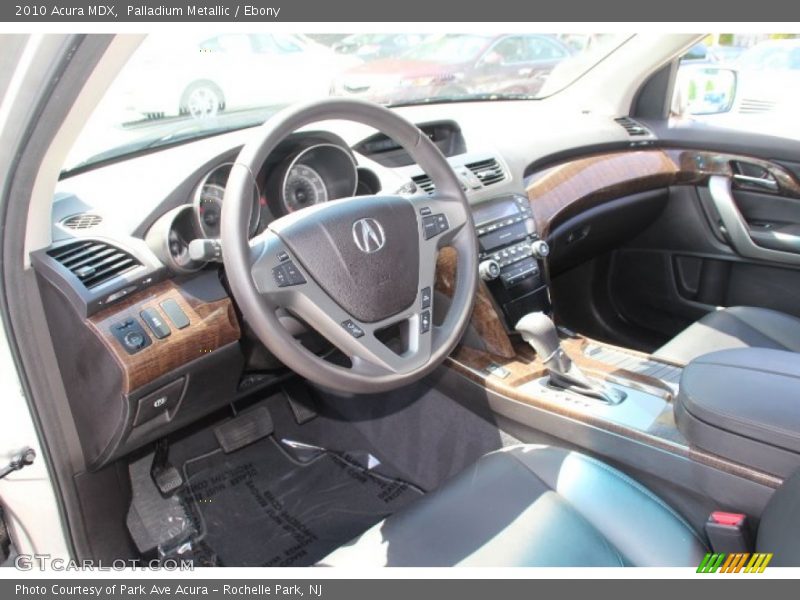 Palladium Metallic / Ebony 2010 Acura MDX