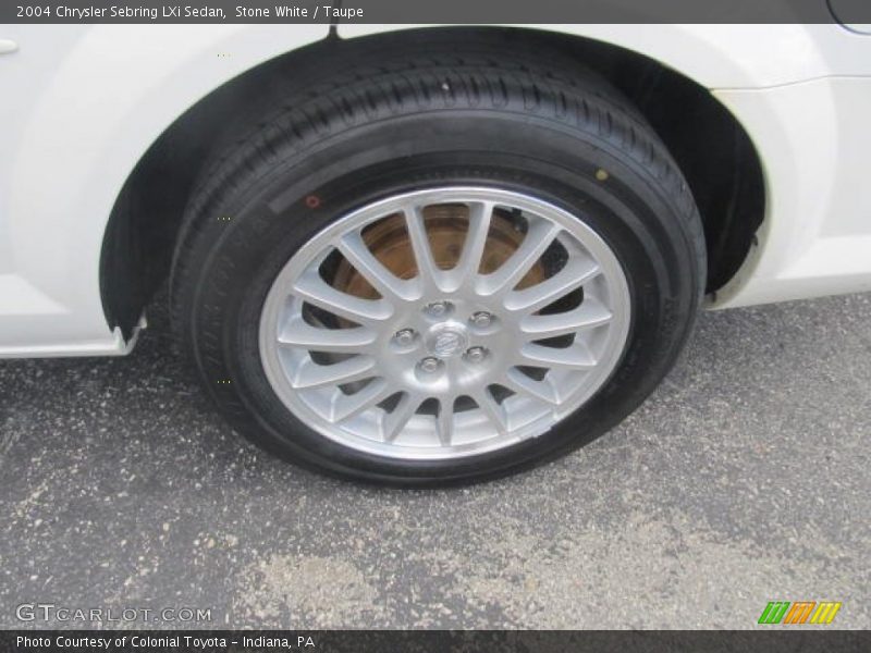 Stone White / Taupe 2004 Chrysler Sebring LXi Sedan
