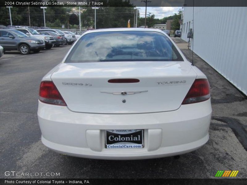 Stone White / Taupe 2004 Chrysler Sebring LXi Sedan