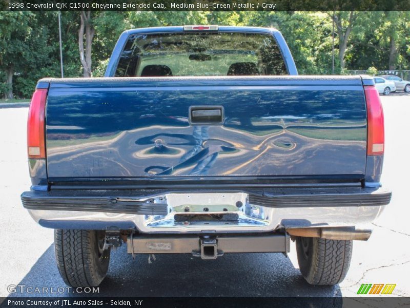 Medium Blue-Green Metallic / Gray 1998 Chevrolet C/K C1500 Cheyenne Extended Cab