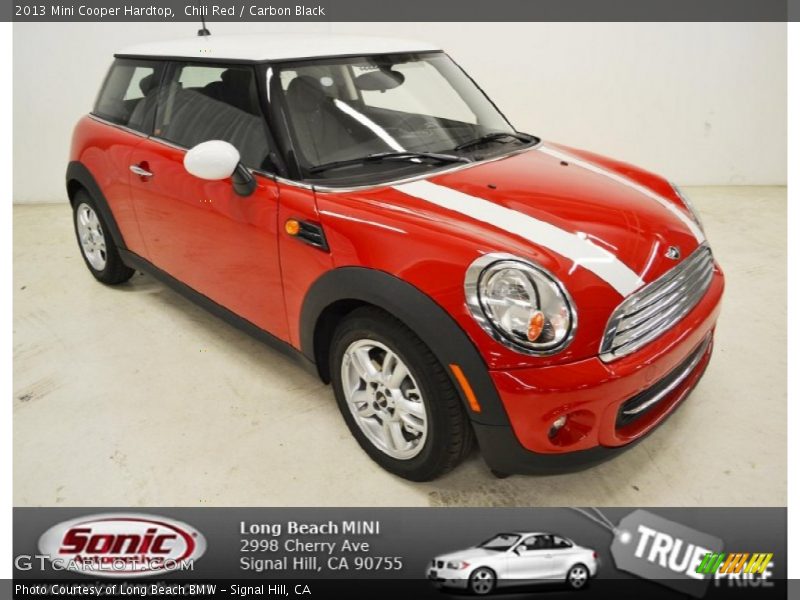 Chili Red / Carbon Black 2013 Mini Cooper Hardtop