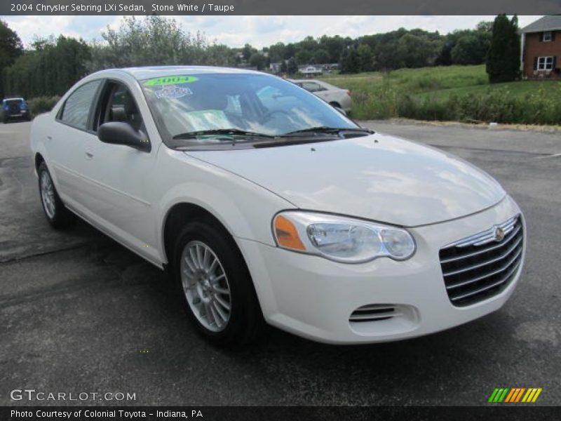 Stone White / Taupe 2004 Chrysler Sebring LXi Sedan
