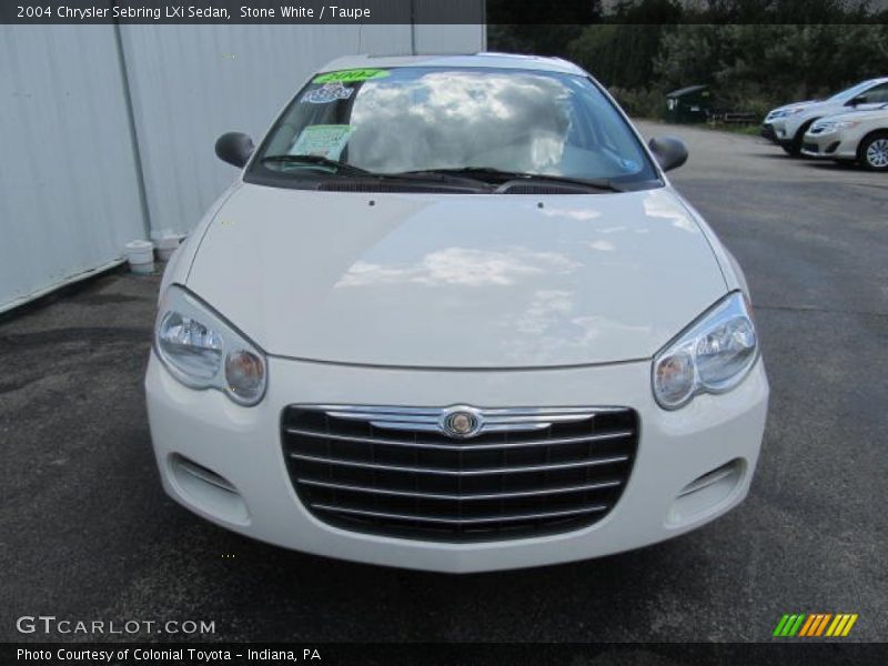 Stone White / Taupe 2004 Chrysler Sebring LXi Sedan