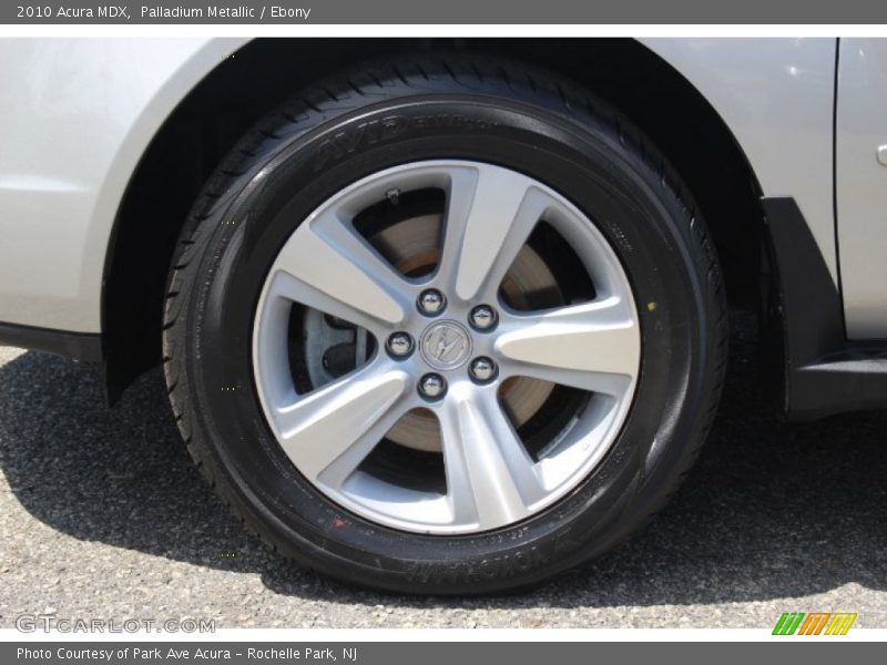Palladium Metallic / Ebony 2010 Acura MDX