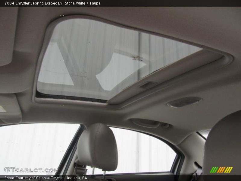 Stone White / Taupe 2004 Chrysler Sebring LXi Sedan