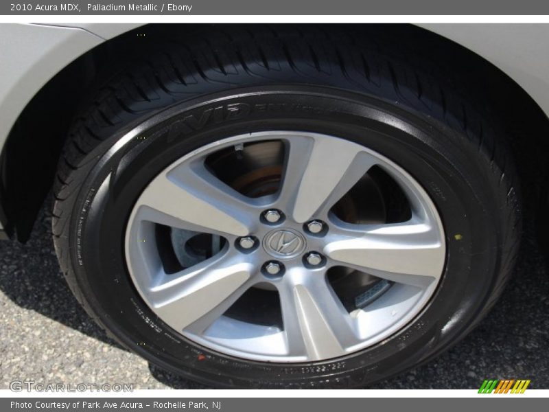 Palladium Metallic / Ebony 2010 Acura MDX