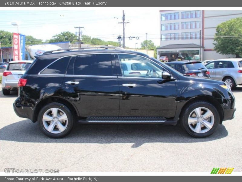Crystal Black Pearl / Ebony 2010 Acura MDX Technology