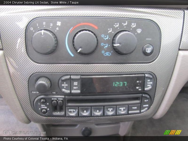 Stone White / Taupe 2004 Chrysler Sebring LXi Sedan