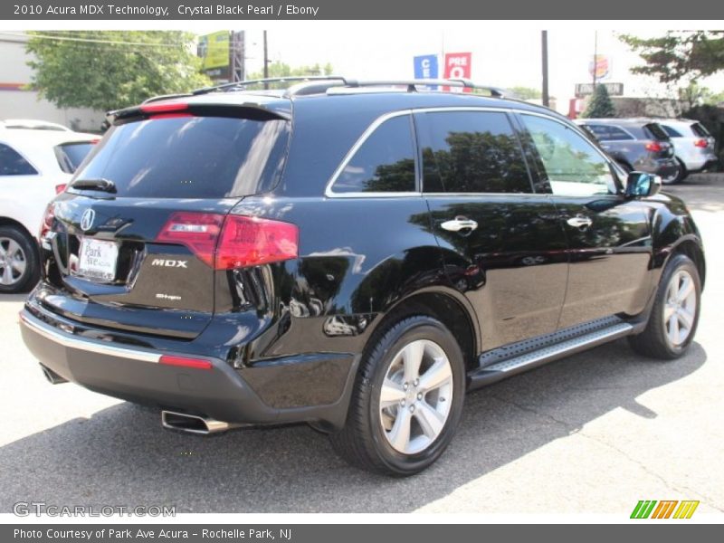 Crystal Black Pearl / Ebony 2010 Acura MDX Technology
