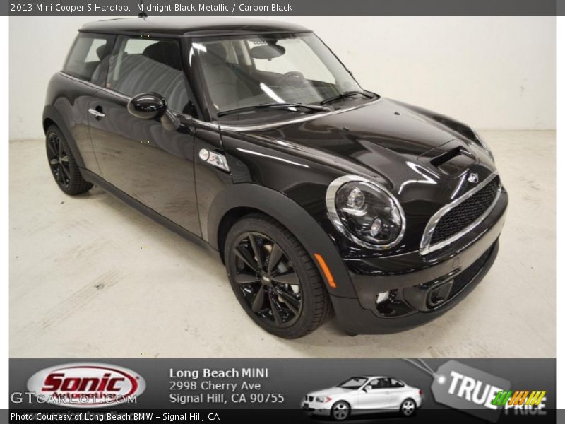Midnight Black Metallic / Carbon Black 2013 Mini Cooper S Hardtop