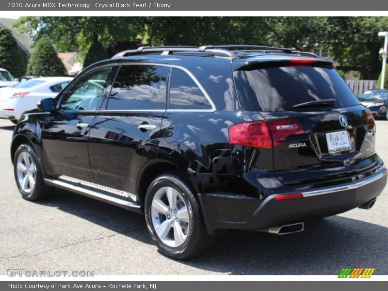 Crystal Black Pearl / Ebony 2010 Acura MDX Technology