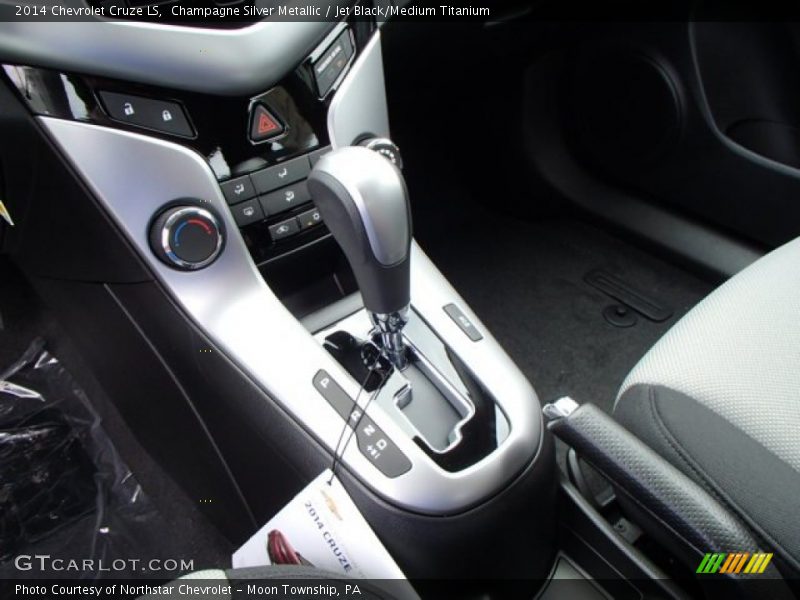 Champagne Silver Metallic / Jet Black/Medium Titanium 2014 Chevrolet Cruze LS