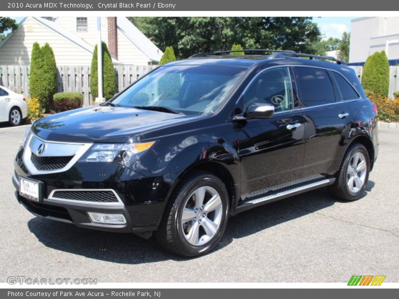Crystal Black Pearl / Ebony 2010 Acura MDX Technology