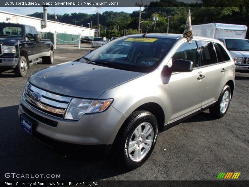 Vapor Silver Metallic / Medium Light Stone 2008 Ford Edge SE