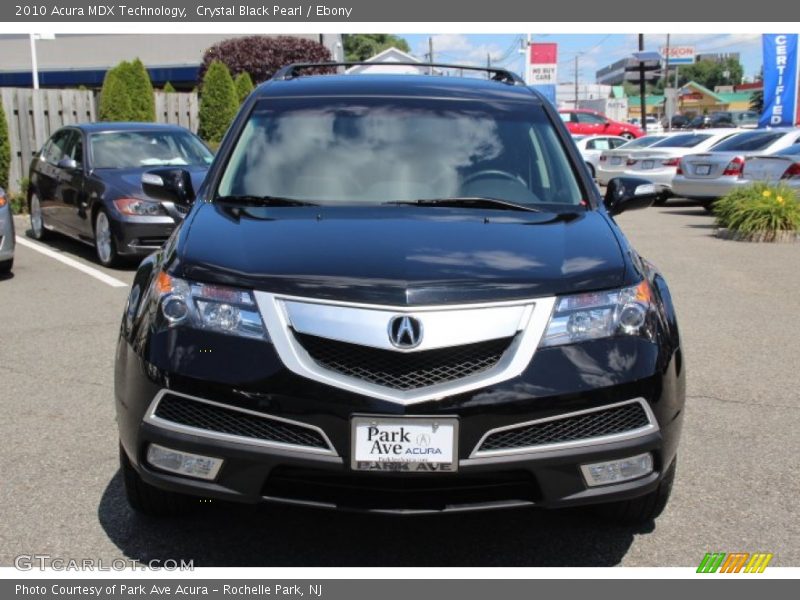 Crystal Black Pearl / Ebony 2010 Acura MDX Technology