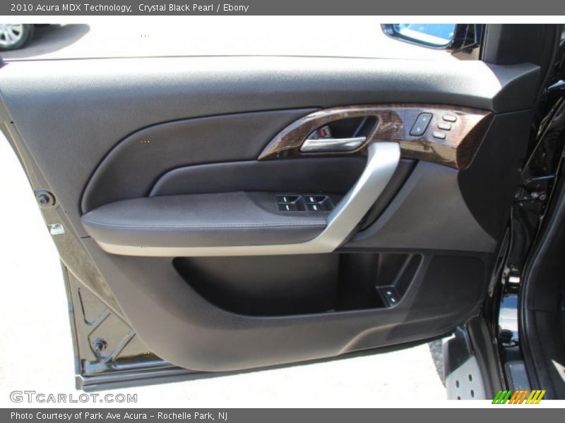 Crystal Black Pearl / Ebony 2010 Acura MDX Technology
