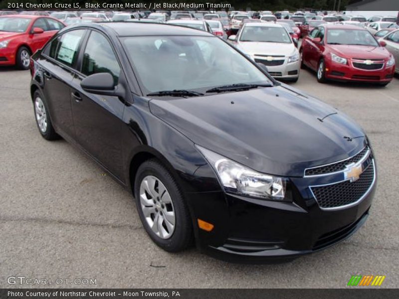 Black Granite Metallic / Jet Black/Medium Titanium 2014 Chevrolet Cruze LS
