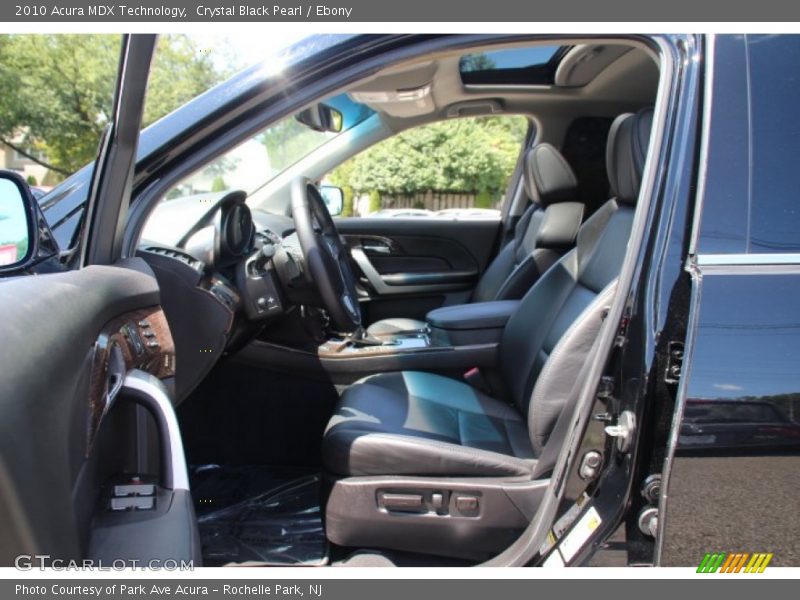 Crystal Black Pearl / Ebony 2010 Acura MDX Technology