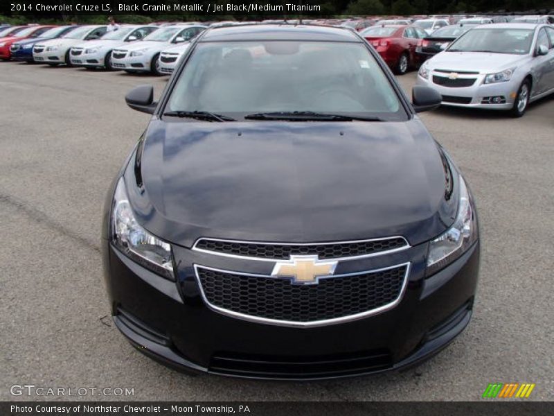 Black Granite Metallic / Jet Black/Medium Titanium 2014 Chevrolet Cruze LS