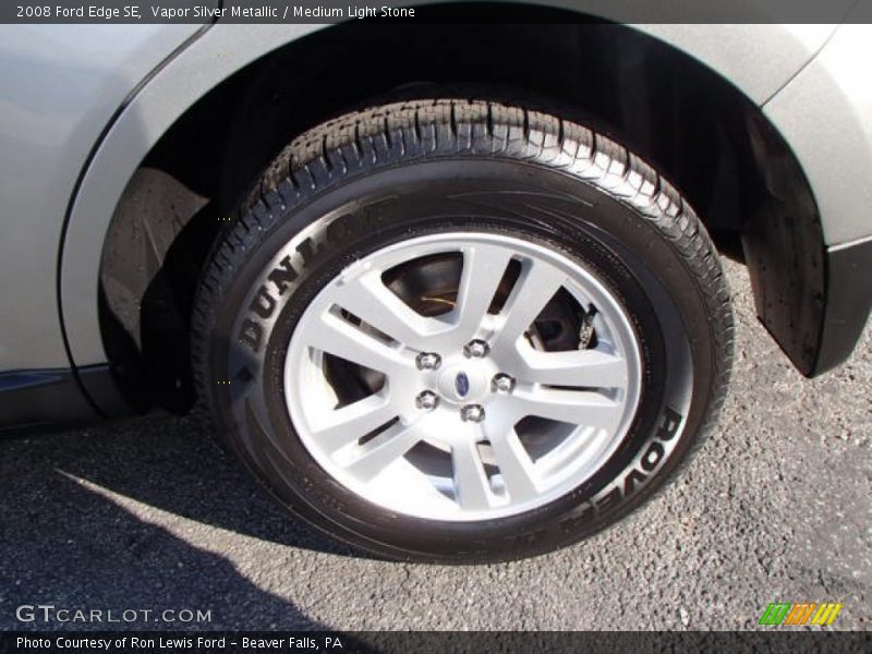 Vapor Silver Metallic / Medium Light Stone 2008 Ford Edge SE