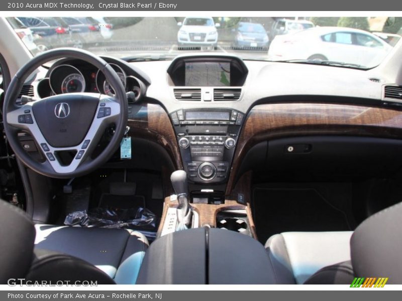 Crystal Black Pearl / Ebony 2010 Acura MDX Technology