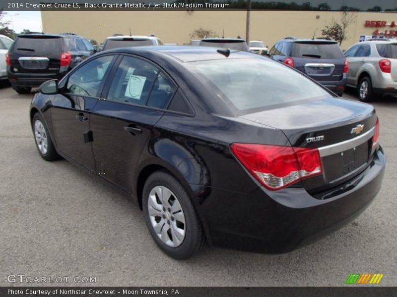 Black Granite Metallic / Jet Black/Medium Titanium 2014 Chevrolet Cruze LS