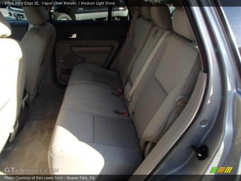 Vapor Silver Metallic / Medium Light Stone 2008 Ford Edge SE
