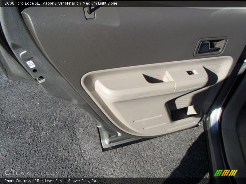 Vapor Silver Metallic / Medium Light Stone 2008 Ford Edge SE