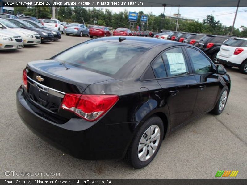 Black Granite Metallic / Jet Black/Medium Titanium 2014 Chevrolet Cruze LS